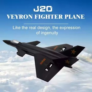 FX830 RC Plane J20 Fighter <strong>Remote</strong> Control Airplane Anti-collision <strong>Soft</strong> Rubber Head Glider with Culvert Design Aircraft RC Toys - Product Image 4