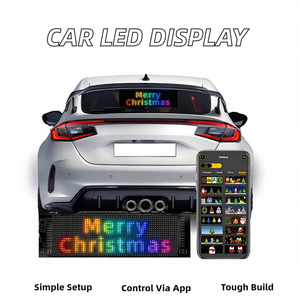 App kontrollü RGB açık LED matris paneli ekran araba göz ışık işareti etkili reklam için - Product Image 5