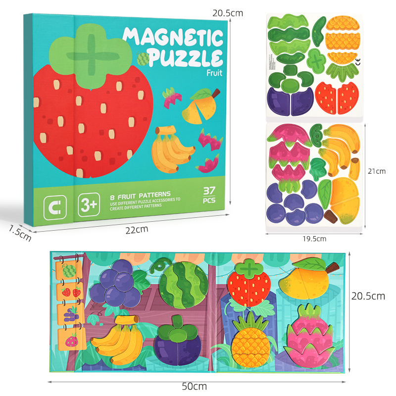 Livre de puzzles YF-3D (Fruits)