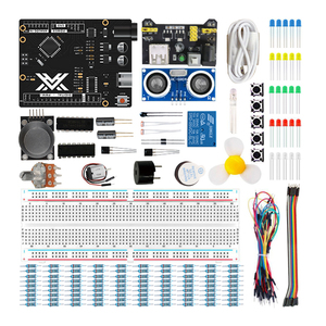 Tscinbuny Kit di moduli elettronici di base Kit di apprendimento per Starter esperimenti fai da te per la programmazione Arduino