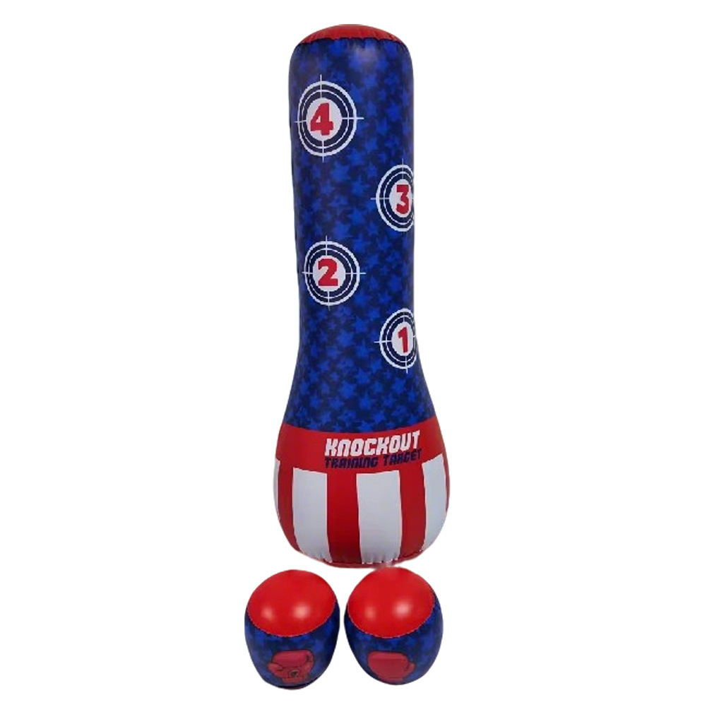 Childrens inflatable boxing column set