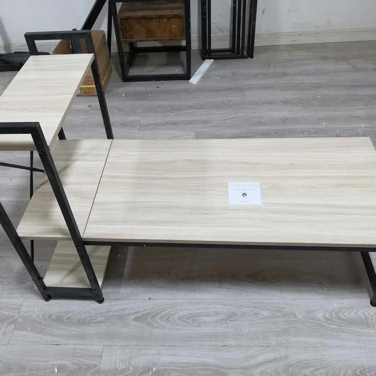 MIN EN GAGNER Mobilier De Bureau Table de Bureau D'ordinateur Fix Longue Étude Ordinateur Table Bureau