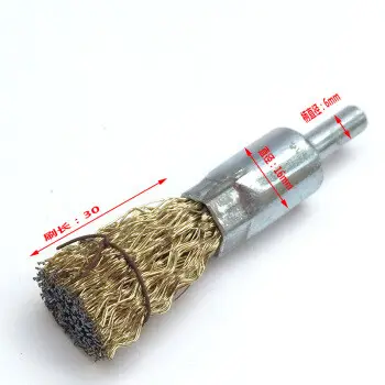 Wire Brush for Drill, High Carbon Steel Wire Drill Brush Wire Brush, Metal Wire Brush for Drill with 1/4" Hex Shank
