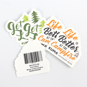Custom Personalize Waterproof Scratch Resistant PVC QR <strong>Code</strong> Die Cut Stickers for Gifts - Product Image 4