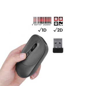 多機能2in1コードレスマウススキャナー1D2D QRコードリーダーワイヤレスバーコードスキャナー小売部門の痛みの店向け - Product Image 1