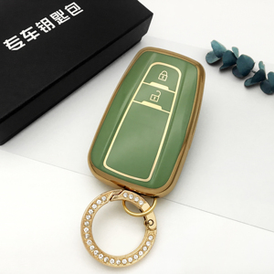 トヨタCHRカローラクロスカムリ2022カーキーホルダースキンアクセサリーデザインアクセサリー用カスタムソフトTPUプラスチックキーケースカバー - Product Image 3