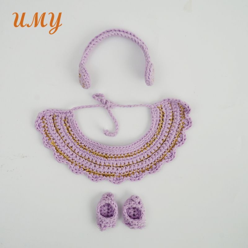 3 pieces set- purple
