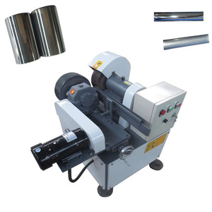 带核心电机组件的小型圆形铁铝钢金属棒圆管磨床/抛光机 - Product Image 1