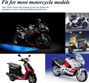 2 adet/çift melek kanat ışık Led hoşgeldiniz ışık projektör motosiklet aydınlatma aksesuarları - Product Image 6