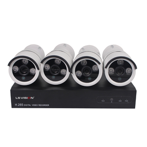 H.265 4CH 1080P 48V kit POE NVR 2mp CCTV Sistema de Segurança Suporte <span class=keywords><strong>Web</strong></span> CMS P2P Móvel de Monitoramento