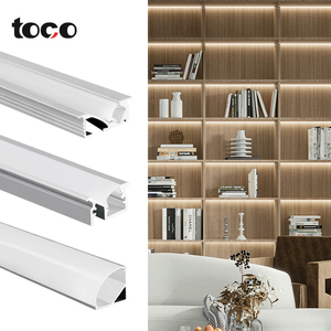 U-förmige Aluminium nut Einbau-LED-Aluminium profil mit Diffusor kanal für die Dekoration von Büro decken - Product Image 2