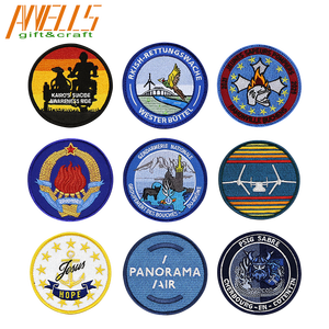 Tôn Giáo vượt qua biểu tượng thô Lỗ Tấn công nghịch ngợm phương tiện giao thông vận tải Zombie người ngoài hành tinh tưởng tượng thêu vải vá đính - Product Image 1