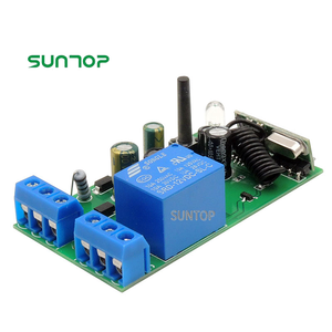 433 MHz Wireless RF 1 canale telecomando AC 110V 220V relè ricevitore 433 MHz trasmettitore modulo portachiavi - Product Image 5