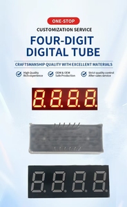 Hoch helle LED Elektronische 4-stellige digitale Röhren anzeige Licht zeichen zeigt Produkt an - Product Image 4