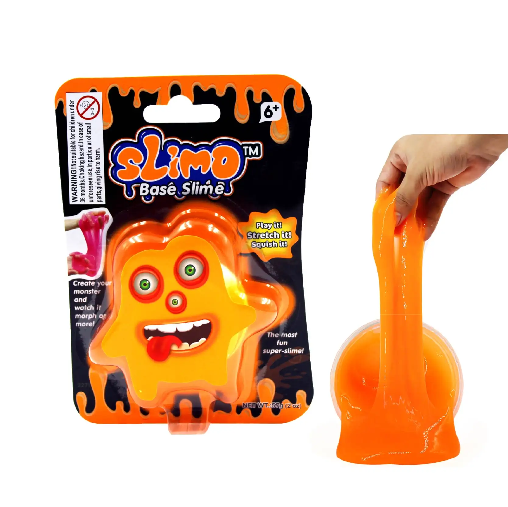 SISLAND Günstiger Lieferant Orange Color Kit Diy Spielzeug Modellieren Clay Puff Unicorn Slime