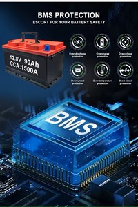 工場OEM 12V 90Ahリチウムイオンカーオーディオバッテリー