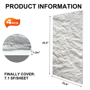 KASARO 3D Cimento Artificial Stone Wall Tiles Plastic Pu Stone Painéis De Parede Para Decoração De Parede Interior