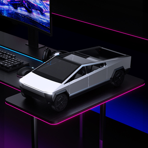 Tesla Cybertruck Pickup alaşım araba modeli dietruck Metal oyuncak Off-road araçlar araba modeli simülasyon ses ve ışık hediye Mini PC - Product Image 5