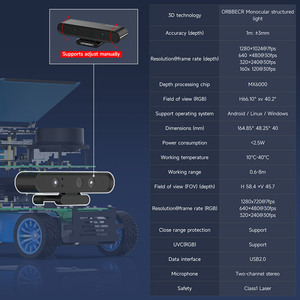 Yahboom ROSMASTER X1 ROS telecamera lidar costruzione di navigazione Robot attraverso APP maniglia PC per Jetson NANO 4GB SUB Raspberry Pi 5 - Product Image 6