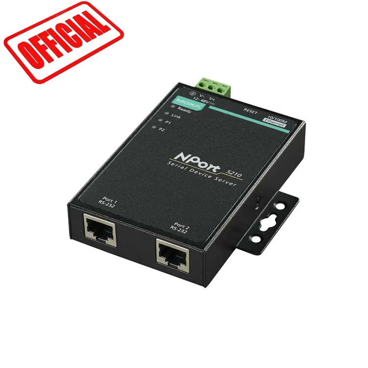 MOXA NPort 5200 serie NPort 5210 General Servidor de dispositivo para rs 232 convertidor ethernet original Agente Oficial