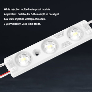 จีน Blueview กันน้ํา IP65 mini โมดูล LEDs 12v 3 ป้ายแสงเลนส์ฉีด 2835 โมดูล LED blueview LED Strip - Product Image 3