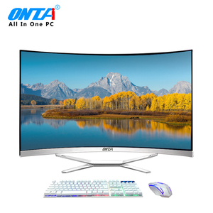 Ordenador de escritorio con monitor curvo i5, todo en uno, con altavoz, wifi, usb, para estudiantes, nueva tecnología - Product Image 1
