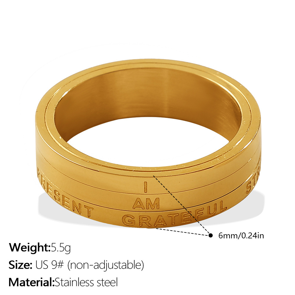 MultiJZ146G#9 Gold Ring