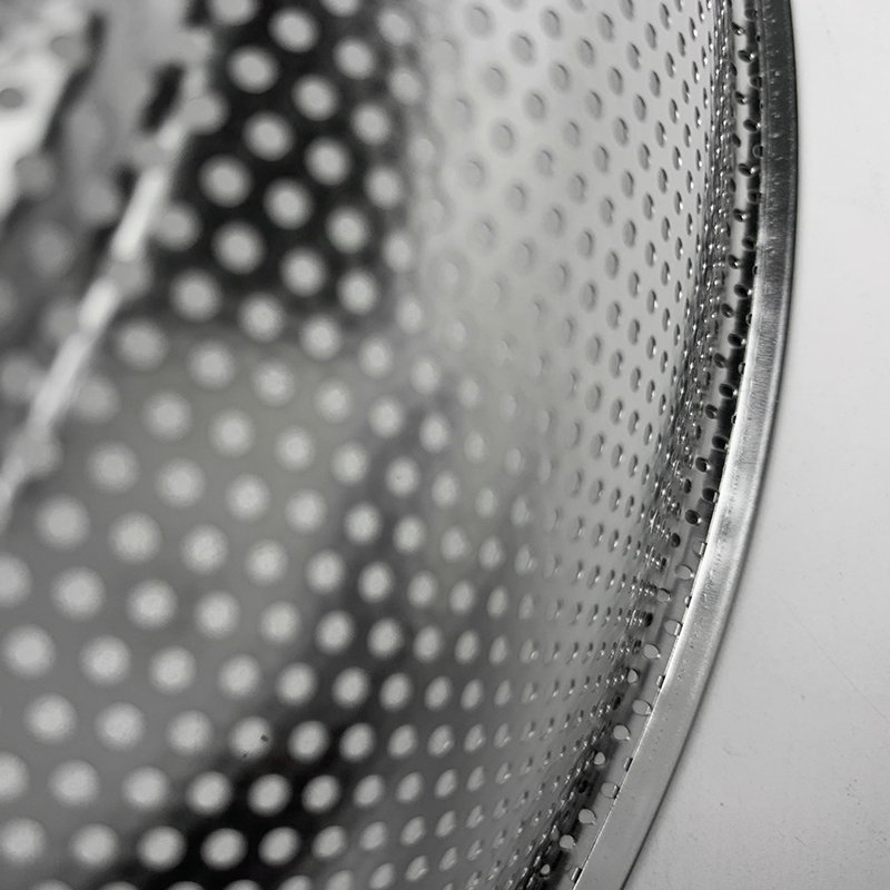 Round Steam Food Tray Multi-purpose Kitchenware Stainless Steel Flat Tray With Dense Holes