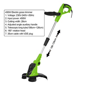 VERTAK 450W伸缩管多功能修剪工具割草器动力串除草器割草器 - Product Image 2