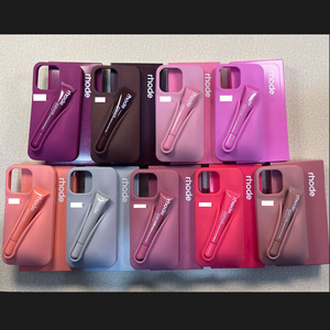 <strong>Rhode</strong>-style Lipstick and Lip Gloss Silicone Full-coverage for IPhone11/12/13/14/15 /16 Pro <strong>Max</strong> and Plus case for Apple Phones