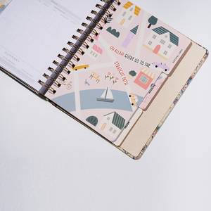 Coil notebookr cuaderno espiral cuaderno de negocios A5 creativo multifuncional papelería horario libro índice libro - Product Image 6