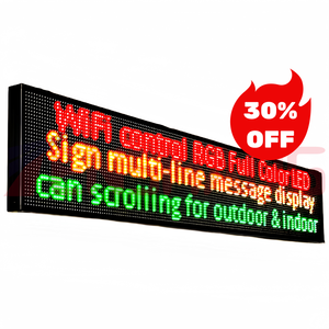 Night <strong>Store</strong> Led Scrolling Screen P10 Full Color Led Running Text Led Sign Led Welcome Display for <strong>Store</strong> - Product Image 1