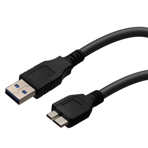 สาย USB 3.0 Micro B 5GB สายพ่วงการถ่ายโอนข้อมูล10-pin สาย PVC สำหรับ HDD เคส SSD ฮาร์ดดิสก์สำหรับไมโครโฟนลำโพง - Product Image 5