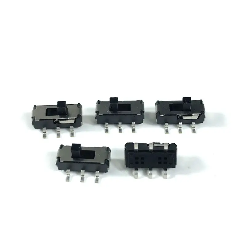 DPDT slide switch 6 pin dc12v SMT type slide switch