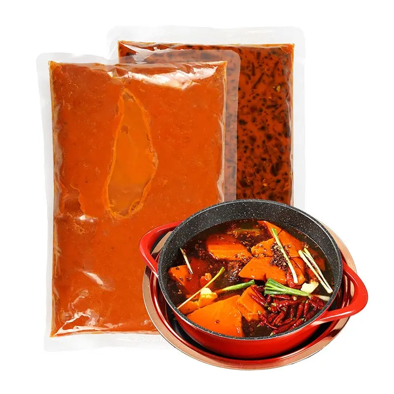 Novo Produto Fábrica Fornecedor Deliciosa Manteiga Picante Hot Pot Base Spicy Butter Chili Base