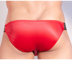 Đồ lót nam kiểu dáng thời trang châu Âu, chất liệu nylon, cạp thấp, gợi cảm, mẫu mới, xuất khẩu, chất liệu bóng, kiểu dây lưng, thoáng khí, xu hướng hot - Product Image 6