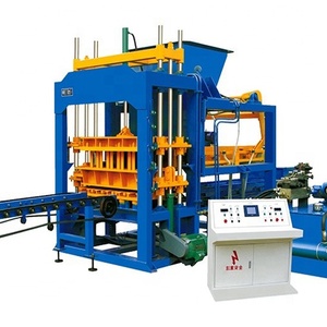 <strong>Qt5</strong>-15 Automatic Concrete <strong>Interlocking</strong> Hollow Brick <strong>Block</strong> Making <strong>Machine</strong> with Core Components-PLC Pump Engine Gearbox Bearing - Product Image 4