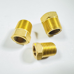 Brass <span class=keywords><strong>Reducer</strong></span> Hex ỐNg Lót Adapter Brass phù hợp 1/8 NPT Nam để nữ chủ đề - Product Image 1