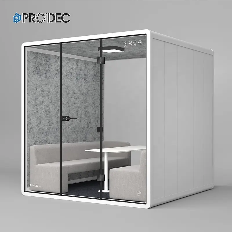 sound-proof modern luxury indoor pods modular prefab office indoor