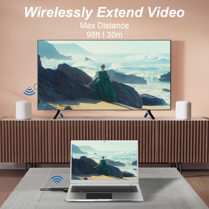 Wireless Sender and <strong>Receiver</strong> 0.03s Delay 1080P <strong>Output</strong> Transmitter and <strong>Receiver</strong> 50 Meters Plug and Play No Apps Mini Extender - Product Image 5