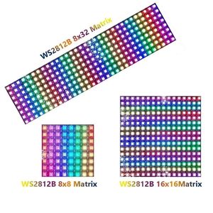 Decodificador de controlador Led WS2812B DMX a SPI y panel de matriz LED WS2812, controlador decodificador SP201E 5 canales DMX 512 RGB WW