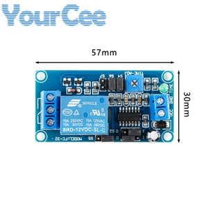 Módulo de relé de retardo de 12V y 5V CC, módulo de interruptor de apagado y retardo con temporizador, relé de sincronización de voltios - Product Image 4