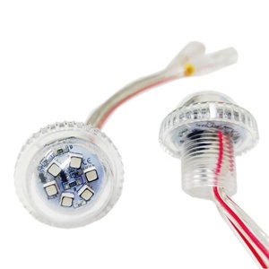 Waterproof IP68 Amusement <strong>Led</strong> Light DC12V <strong>RGB</strong> with Programmable Pixel Burbuja <strong>3</strong> <strong>Leds</strong> 20 <strong>mm</strong> Ucs1903 - Product Image 4