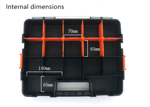 多功能塑料工具箱，带工具网络工具包 - Product Image 5