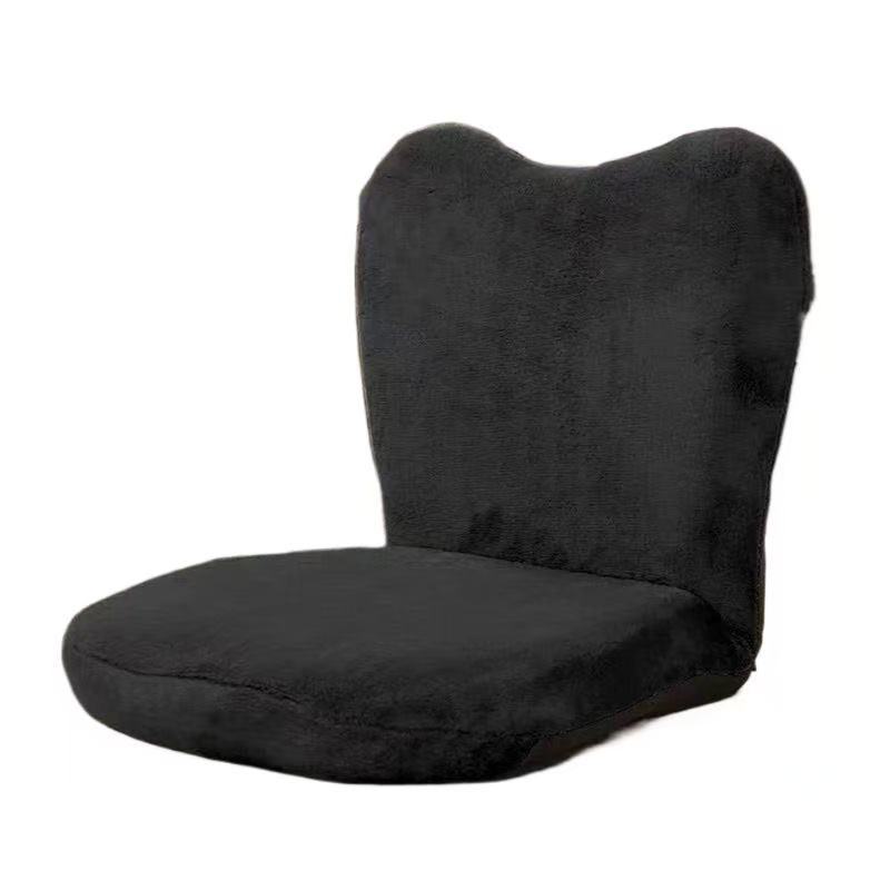 Adjustable seat cushion without cover