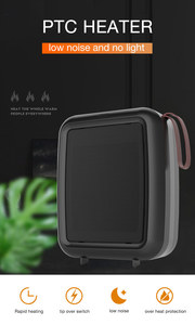 Digitale stufa portatile riscaldatore riscaldatore ptc in ceramica mini personale con 15H timer display A Led di controllo a distanza - Product Image 5