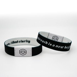 Customized <strong>Design</strong> Colorful <strong>Elastic</strong> <strong>String</strong> for Bracelet Dropshipping Printed Wristbands Promotional Gift - Product Image 4