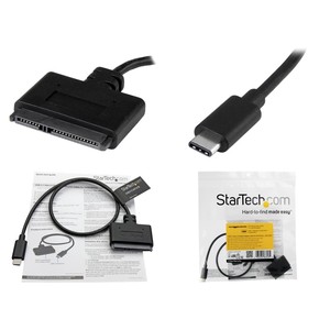 USB 3.1 (10 Gbit/s) Adapterkabel mit USB-C für 6,35cm 2,5zoll SATA Laufwerke - SATA I/II/III und UASP Unterstützung ( 9199277618 - Product Image 1