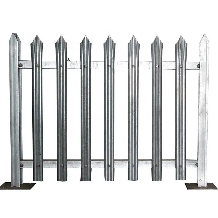 Prezzo del produttore 2.4m W Green Steel Euro zincato picchetto Design palizzata recinzione per cancello in rete di sicurezza