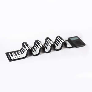 Controlador Digital Midi, sintetizador enrollable de silicona para Piano, Piano enrollable para niños, instrumentos musicales, Orga electrónica suave plegable